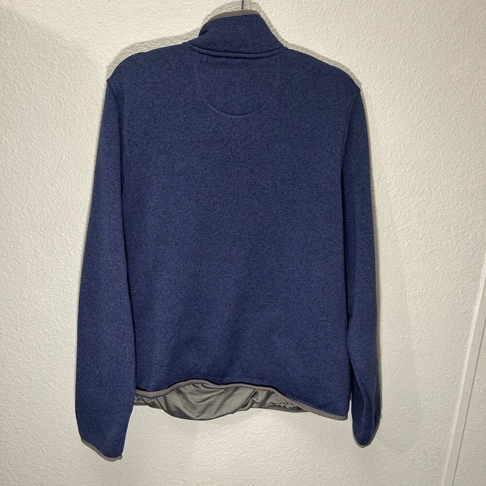 L.L.Bean Men's Sweater Fleece Pullover Bright Navy Size XL Reg Slightly Fitted - Picture 5 of 15
